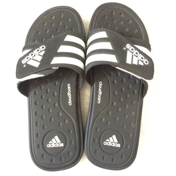 adidas Shoes - adidas | Sandal Flats Slides Cloud foam sz 9 adidas Shoes - adidas | Sandal Flats Slides Cloud foam sz 9